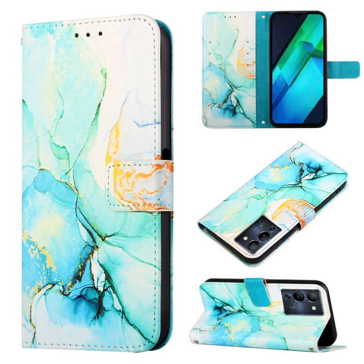Cassa del telefono di cuoio di vibrazione del modello di marmo PT003, For Infinix Note 12 Pro 5G, For Infinix Note 12 G96