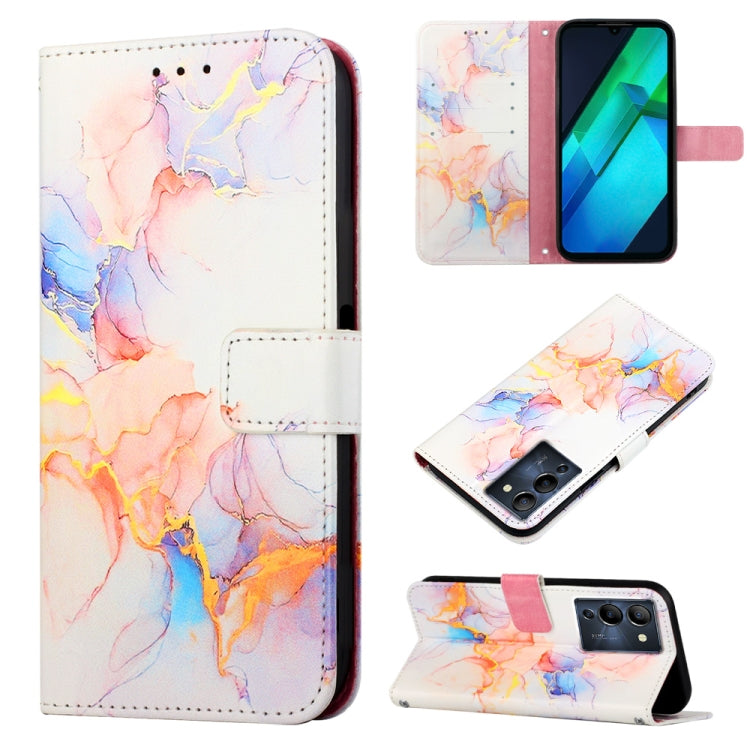 Cassa del telefono di cuoio di vibrazione del modello di marmo PT003, For Infinix Note 12 Pro 5G, For Infinix Note 12 G96