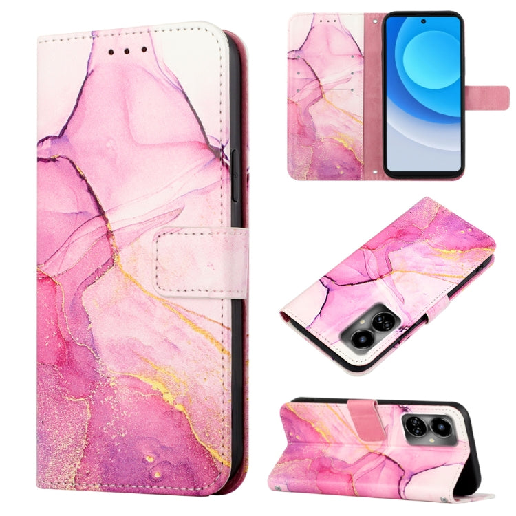 Cassa del telefono di cuoio di vibrazione del modello di marmo PT003, For Tecno Camon 19, For Tecno Camon 19 Neo, For Tecno Camon 19 Pro 5G, For Tecno Pop 6