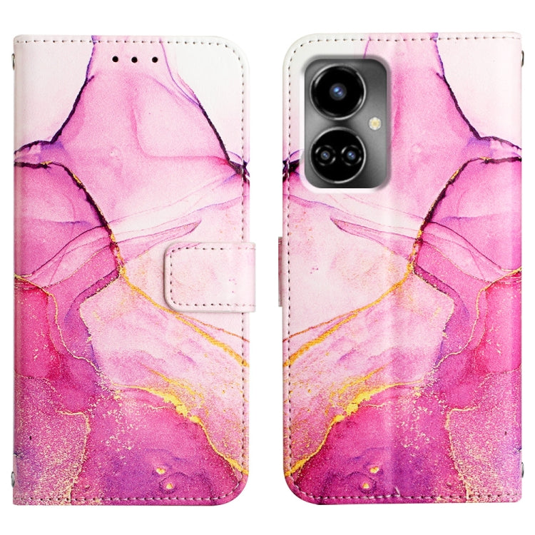 Cassa del telefono di cuoio di vibrazione del modello di marmo PT003, For Tecno Camon 19, For Tecno Camon 19 Neo, For Tecno Camon 19 Pro 5G, For Tecno Pop 6