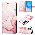 Cassa del telefono di cuoio di vibrazione del modello di marmo PT003, For Tecno Camon 19, For Tecno Camon 19 Neo, For Tecno Camon 19 Pro 5G, For Tecno Pop 6
