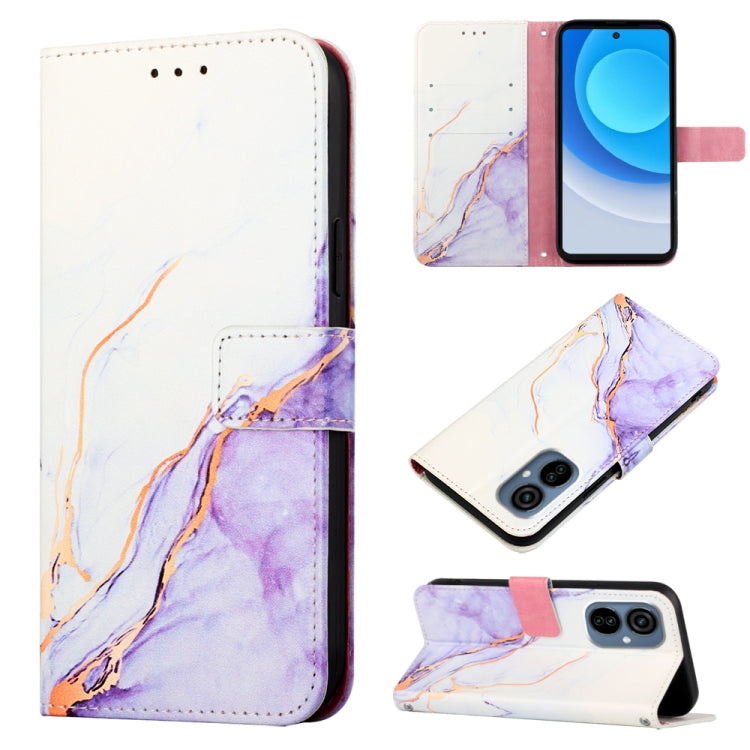 Cassa del telefono di cuoio di vibrazione del modello di marmo PT003, For Tecno Camon 19, For Tecno Camon 19 Neo, For Tecno Camon 19 Pro 5G, For Tecno Pop 6