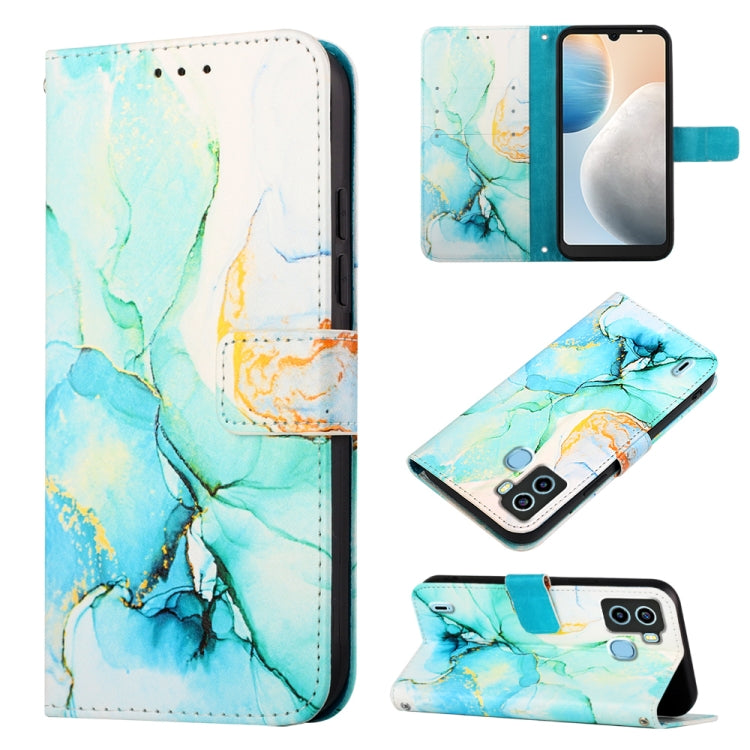 Cassa del telefono di cuoio di vibrazione del modello di marmo PT003, For Tecno Camon 19, For Tecno Camon 19 Neo, For Tecno Camon 19 Pro 5G, For Tecno Pop 6