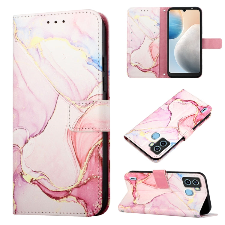 Cassa del telefono di cuoio di vibrazione del modello di marmo PT003, For Tecno Camon 19, For Tecno Camon 19 Neo, For Tecno Camon 19 Pro 5G, For Tecno Pop 6