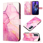 Cassa del telefono di cuoio di vibrazione del modello di marmo PT003, For Tecno Pova 3 LE7, For Tecno Spark 9 Pro / Spark 9T