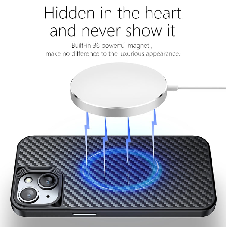 Custodia per telefono in fibra di carbonio Kevlar TPU, For iPhone 14, For iPhone 14 Plus, For iPhone 14 Pro, For iPhone 14 Pro Max