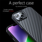 Custodia per telefono in fibra di carbonio Kevlar TPU, For iPhone 14, For iPhone 14 Plus, For iPhone 14 Pro, For iPhone 14 Pro Max