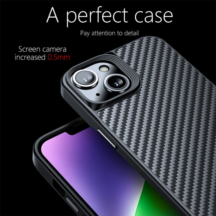 Custodia per telefono in fibra di carbonio Kevlar TPU, For iPhone 14, For iPhone 14 Plus, For iPhone 14 Pro, For iPhone 14 Pro Max