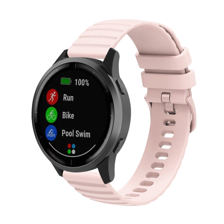 Cinturino per orologio in silicone con texture Pockmark universale Wave, 20mm, 22mm