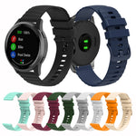 Cinturino per orologio in silicone con texture Pockmark universale Wave, 20mm, 22mm