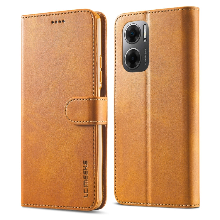 LC.IMEEKE Custodia per cellulare in pelle di vitello, For Xiaomi Redmi 10 5G, For Xiaomi Poco M5, For Xiaomi Poco M4 5G, For Xiaomi Redmi Note 11E 5G