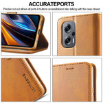 LC.IMEEKE Custodia per cellulare in pelle di vitello, For Xiaomi Redmi 10 Prime＋5G, For Xiaomi Redmi 11 Prime 5G
