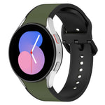 Cinturino in silicone bicolore, For Samsung Galaxy Watch5 40mm / 44mm