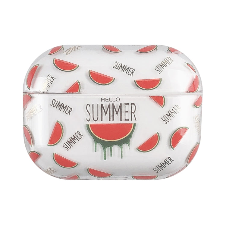 Bronzing Fruit Pattern PC Auricolare Custodia protettiva rigida, For AirPods Pro 2
