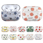 Bronzing Fruit Pattern PC Auricolare Custodia protettiva rigida, For AirPods Pro 2