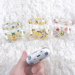Bronzing Fruit Pattern PC Auricolare Custodia protettiva rigida, For AirPods Pro 2