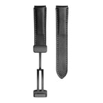 Per Samsung Galaxy Watch5 40mm / 44mm Cinturino in vera pelle intrecciata, Black Buckle, Silver Buckle