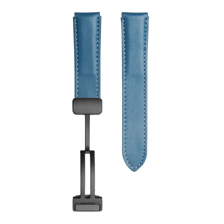 Per Samsung Galaxy Watch5 40mm / 44mm Cinturino in vera pelle intrecciata, Black Buckle, Silver Buckle