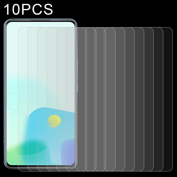 Pellicola in vetro temperato 10 pezzi 0,26 mm 9H 2,5D, For TECNO Pova Neo 2 (10 PCS), For ZTE Axon 30S (10 PCS), For Xiaomi Civi 2 / 12 Lite NE / 13 Lite / Civi 3 (10 PCS), For Ulefone Note 14 (10 PCS), For DOOGEE S51 (10 PCS)