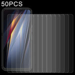 50 pellicole in vetro temperato 0,26 mm 9H 2,5D, For TECNO Pova Neo 2 (50 PCS), For ZTE Axon 30S (50 PCS), For Xiaomi Civi 2 / 12 Lite NE / 13 Lite / Civi 3 (50 PCS), For Ulefone Note 14 (50 PCS), For DOOGEE S51 (50 PCS)