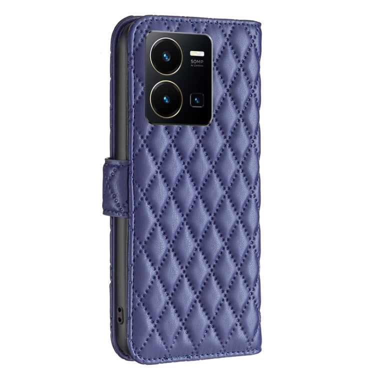Custodia per telefono a conchiglia in pelle con portafoglio Diamond Lattice, For vivo Y35/Y22, For Xiaomi Redmi A1/A1+, For Samsung Galaxy A04 4G, For Samsung Galaxy A23e 5G