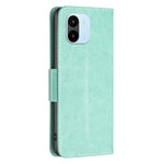 Custodia per telefono in pelle goffrata con due farfalle, For vivo Y35/Y22, For Xiaomi Redmi A1/A1+, For Samsung Galaxy A04 4G, For Samsung Galaxy A23e 5G