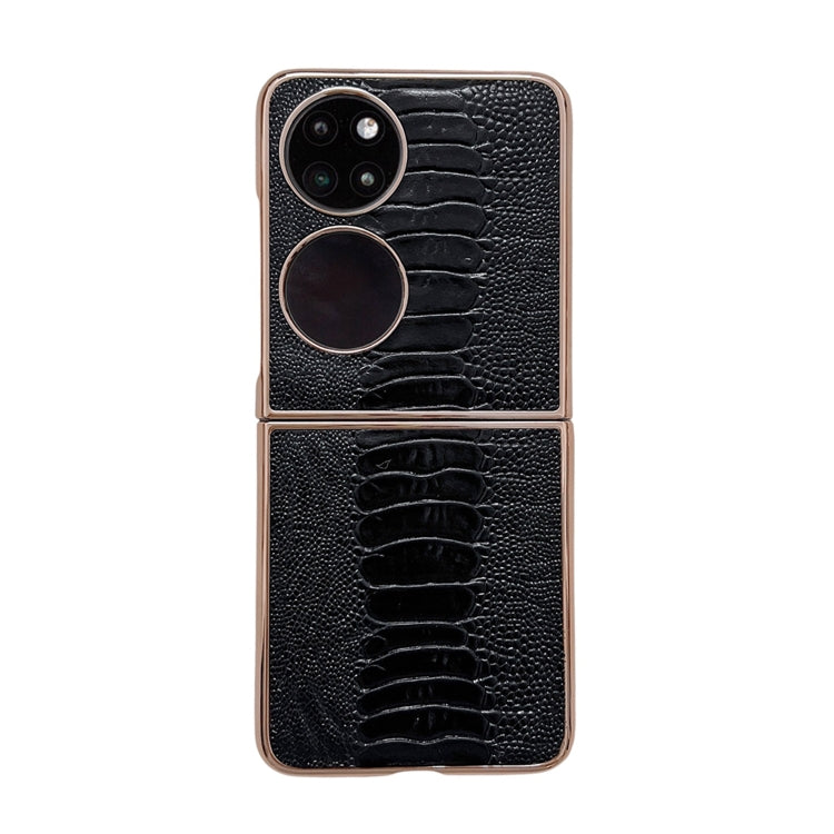 Custodia per telefono con placcatura nano serie Weilai in vera pelle, For OPPO Reno8, For OPPO Reno8 Pro, For Huawei P50 Pocket