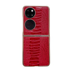 Custodia per telefono con placcatura nano serie Weilai in vera pelle, For OPPO Reno8, For OPPO Reno8 Pro, For Huawei P50 Pocket
