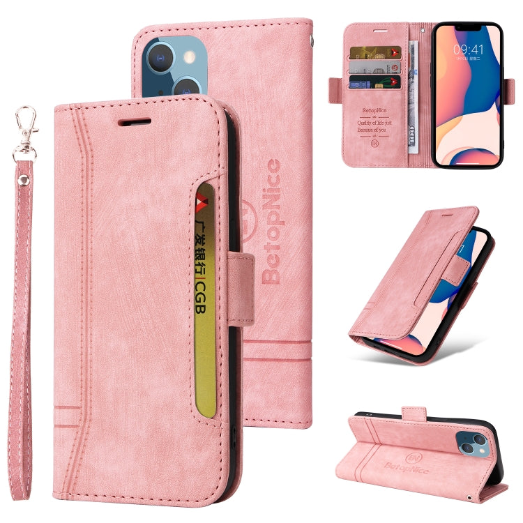 BETOPNICE Custodia per telefono in pelle con fibbia a doppio lato, For iPhone 14, For iPhone 14 Plus, For iPhone 14 Pro, For iPhone 14 Pro Max