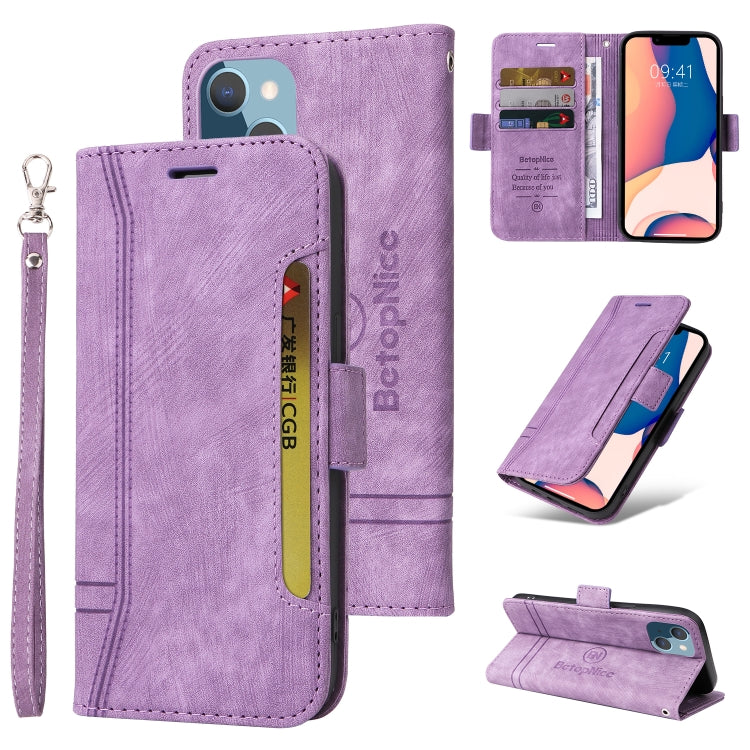 BETOPNICE Custodia per telefono in pelle con fibbia a doppio lato, For iPhone 14, For iPhone 14 Plus, For iPhone 14 Pro, For iPhone 14 Pro Max