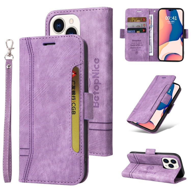 BETOPNICE Custodia per telefono in pelle con fibbia a doppio lato, For iPhone 14, For iPhone 14 Plus, For iPhone 14 Pro, For iPhone 14 Pro Max