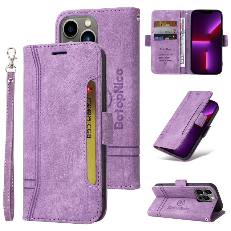 BETOPNICE Custodia per telefono in pelle con fibbia a doppio lato, For iPhone 13 mini, For iPhone 13, For iPhone 13 Pro, For iPhone 13 Pro Max