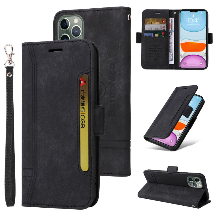 BETOPNICE Custodia per telefono in pelle con fibbia a doppio lato, For iPhone 12 mini, For iPhone 12 / 12 Pro, For iPhone 12 Pro Max, For iPhone 11