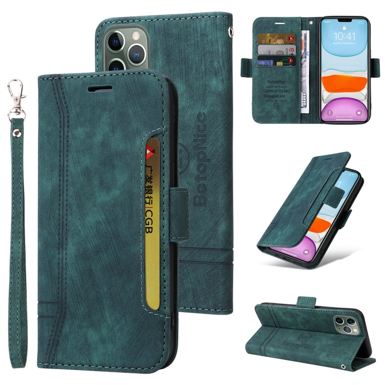 BETOPNICE Custodia per telefono in pelle con fibbia a doppio lato, For iPhone 12 mini, For iPhone 12 / 12 Pro, For iPhone 12 Pro Max, For iPhone 11