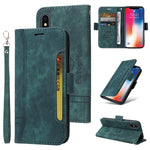 BETOPNICE Custodia per telefono in pelle con fibbia a doppio lato, For iPhone 11 Pro, For iPhone 11 Pro Max, For iPhone X / XS, For iPhone XR