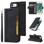 BETOPNICE Custodia per telefono in pelle con fibbia a doppio lato, For iPhone XS Max, For iPhone SE 2022 / SE 2020 / 7 / 8, For iPhone 7 Plus / 8 Plus