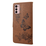 Custodia per cellulare in pelle flip orizzontale goffrata farfalla, For Motorola Moto G42, For OnePlus 10T, For Samsung Galaxy A04