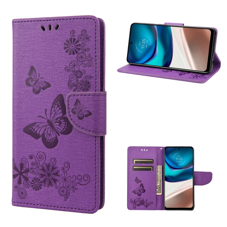 Custodia per cellulare in pelle flip orizzontale goffrata farfalla, For Motorola Moto G42, For OnePlus 10T, For Samsung Galaxy A04