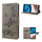 Custodia per cellulare in pelle flip orizzontale goffrata farfalla, For Motorola Moto G42, For OnePlus 10T, For Samsung Galaxy A04