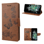 Custodia per cellulare in pelle flip orizzontale goffrata farfalla, For Motorola Moto G42, For OnePlus 10T, For Samsung Galaxy A04