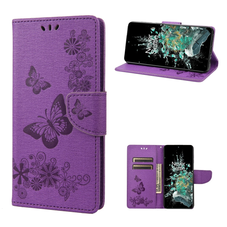 Custodia per cellulare in pelle flip orizzontale goffrata farfalla, For Motorola Moto G42, For OnePlus 10T, For Samsung Galaxy A04