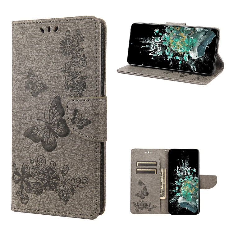 Custodia per cellulare in pelle flip orizzontale goffrata farfalla, For Motorola Moto G42, For OnePlus 10T, For Samsung Galaxy A04