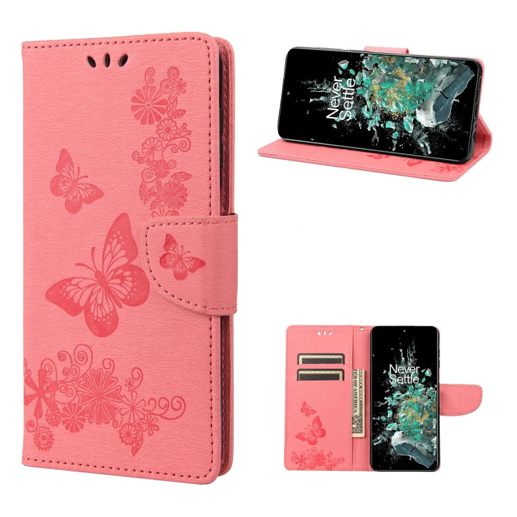 Custodia per cellulare in pelle flip orizzontale goffrata farfalla, For Motorola Moto G42, For OnePlus 10T, For Samsung Galaxy A04
