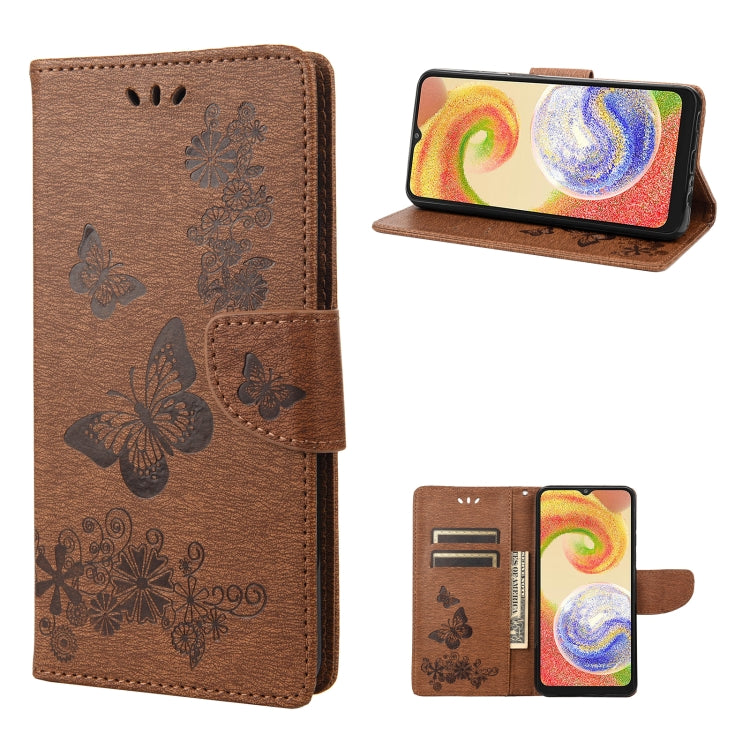 Custodia per cellulare in pelle flip orizzontale goffrata farfalla, For Motorola Moto G42, For OnePlus 10T, For Samsung Galaxy A04