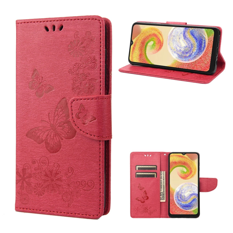 Custodia per cellulare in pelle flip orizzontale goffrata farfalla, For Motorola Moto G42, For OnePlus 10T, For Samsung Galaxy A04
