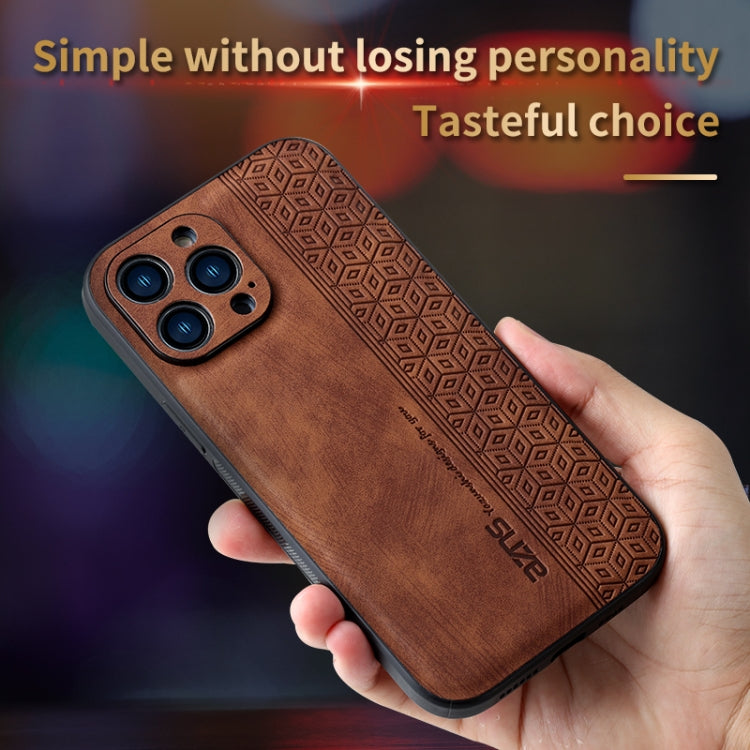 Custodia per telefono AZNS in pelle goffrata 3D, For iPhone 14 Pro Max, For iPhone 14 Pro, For iPhone 13 Pro Max, For iPhone 13 Pro
