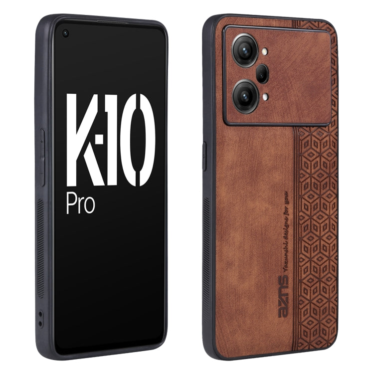 Custodia per telefono AZNS in pelle goffrata 3D, For iPhone 12 Pro Max, For iPhone 12 Pro, For OPPO K10 Pro 5G, For vivo S15