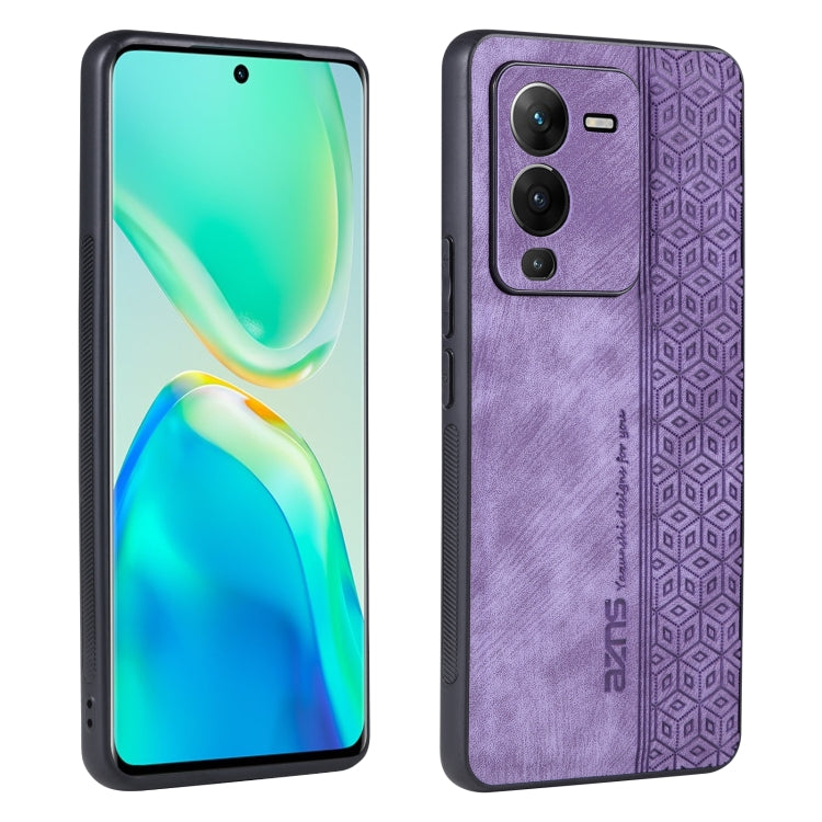 Custodia per telefono AZNS in pelle goffrata 3D, For vivo S15 Pro, For vivo S15e / T1 Pro, For vivo X80, For Huawei Enjoy 50 Pro / nova Y90