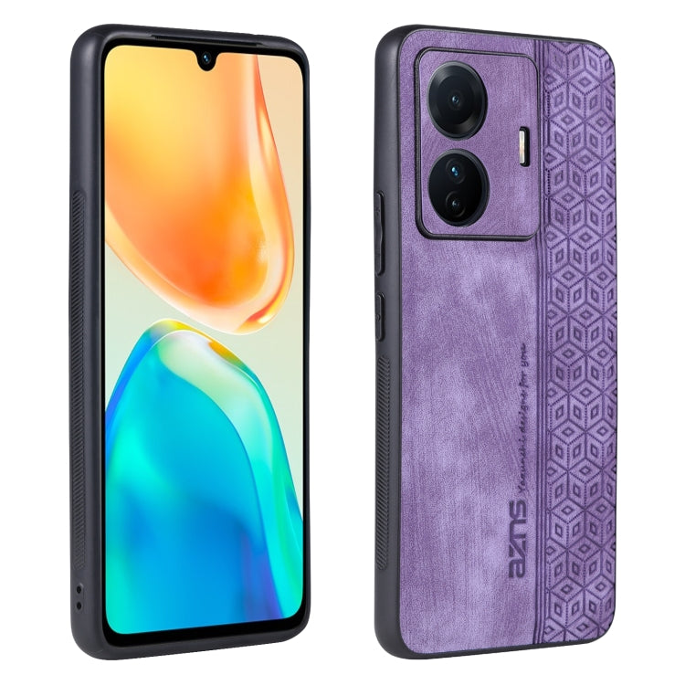 Custodia per telefono AZNS in pelle goffrata 3D, For vivo S15 Pro, For vivo S15e / T1 Pro, For vivo X80, For Huawei Enjoy 50 Pro / nova Y90
