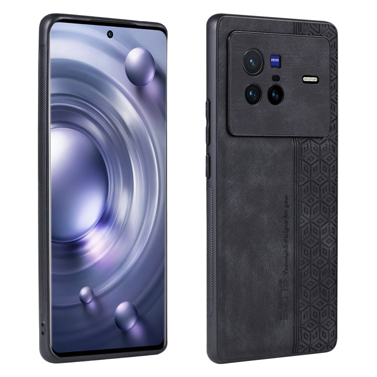 Custodia per telefono AZNS in pelle goffrata 3D, For vivo S15 Pro, For vivo S15e / T1 Pro, For vivo X80, For Huawei Enjoy 50 Pro / nova Y90